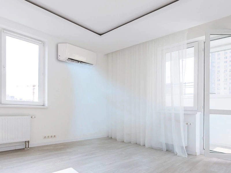 klimatyzator, firany